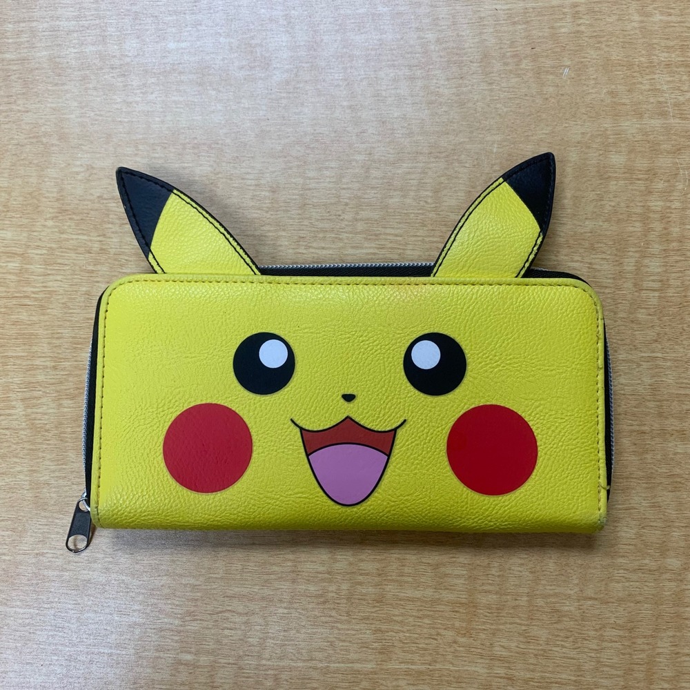 Loungefly Pikachu Zip Around Wallet Yellow Pokemon Cosplay Pre-Owned